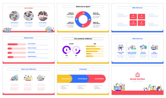 Startup Strategy Free Presentation Template - Google Slides PowerPoint