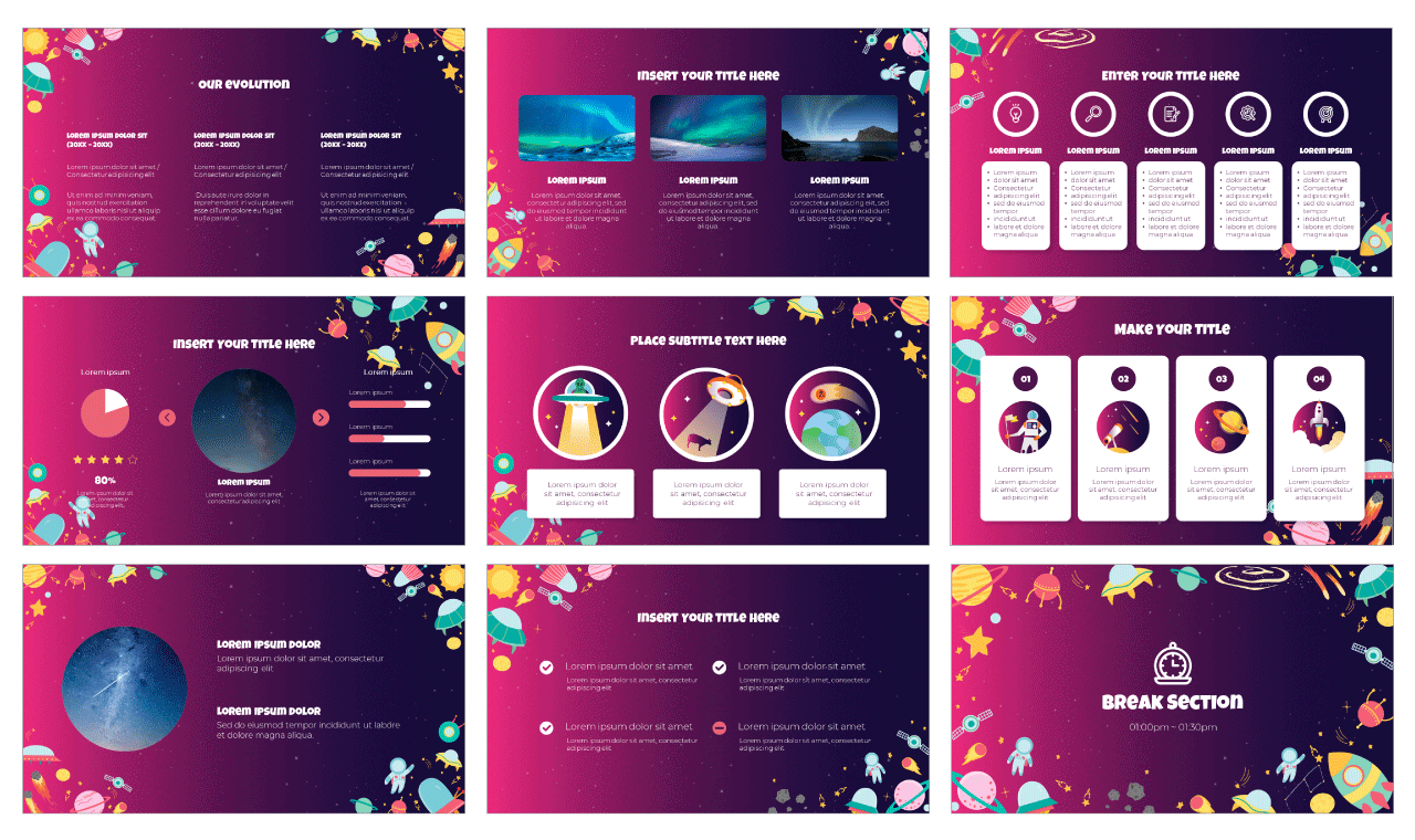 World UFO Day Google Slides Theme PowerPoint Template Free Download