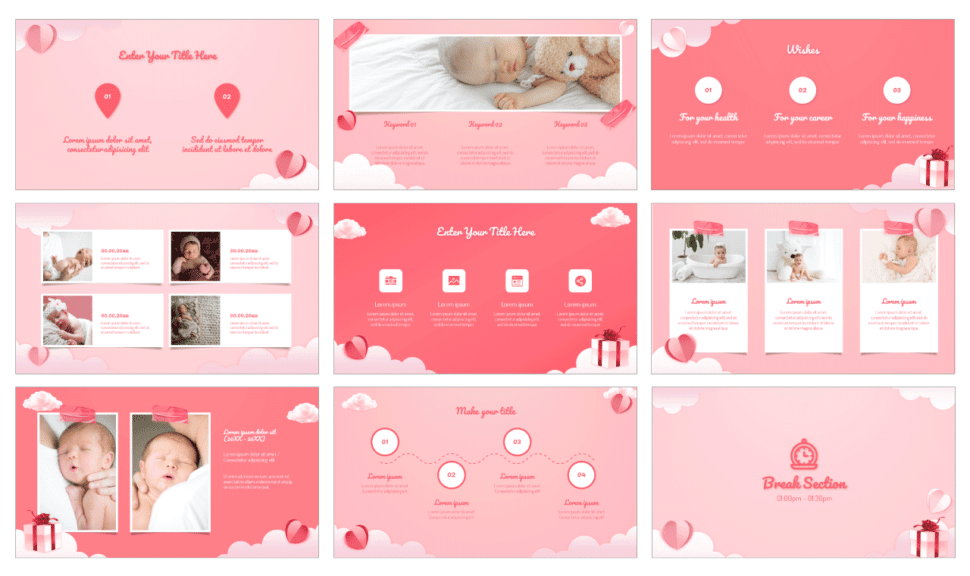 Baby Photo Free Presentation Template - Google Slides And PowerPoint