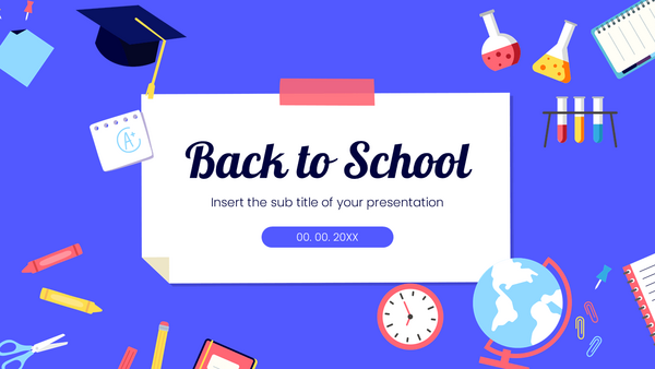 Back To School Free Presentation Template