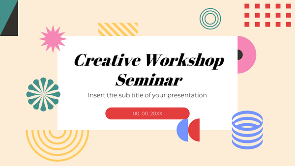 Creative Workshop Seminar