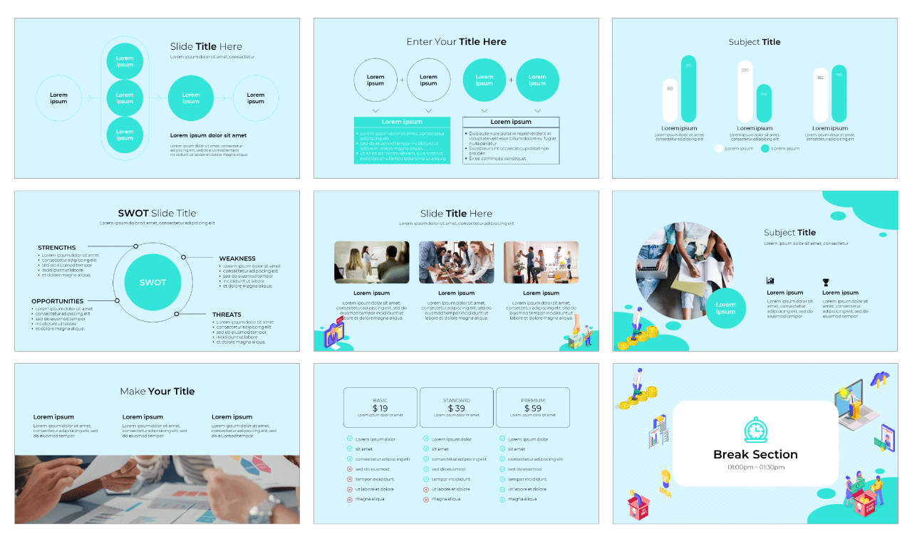 Crowdfunding Campaign Google Slides Theme PowerPoint Template Free Download