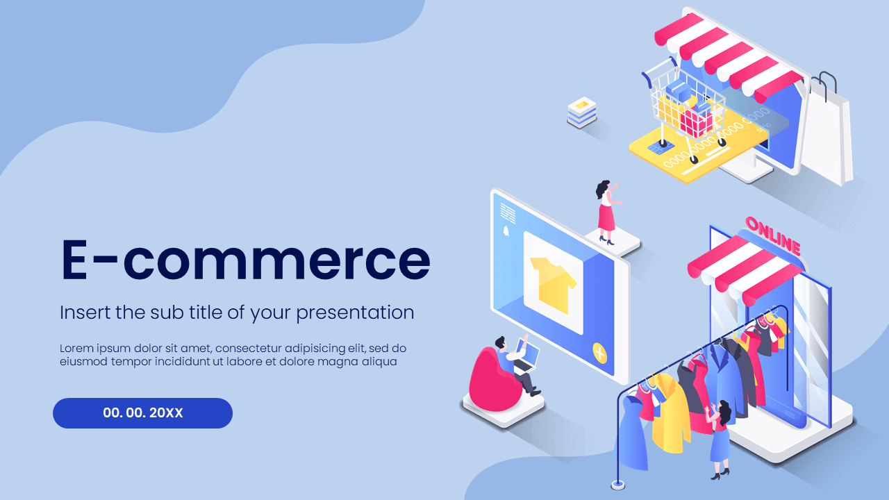 e commerce website presentation