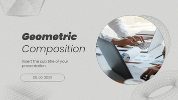 Geometric Composition Free Presentation Template