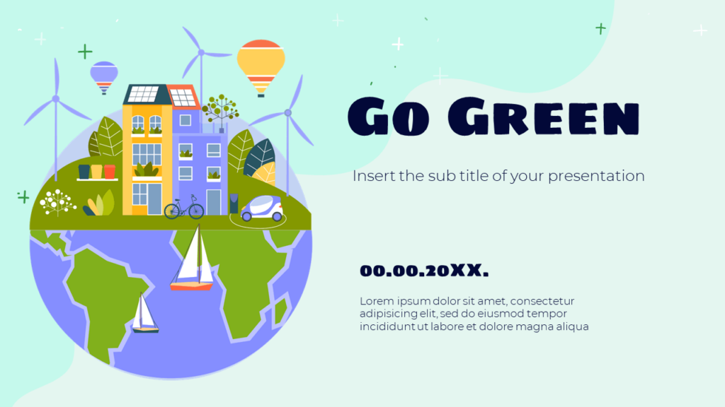 Creative presentation - Free PowerPoint template Google Slides theme