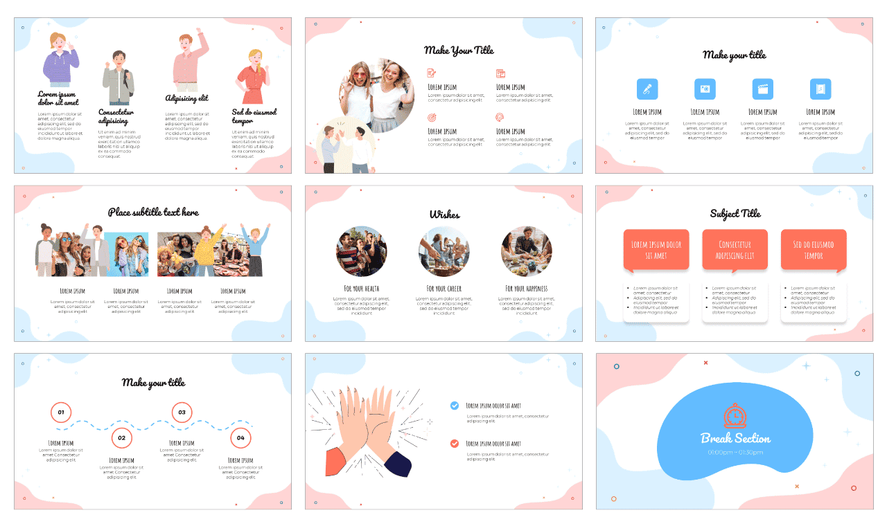 Happy International Youth Day Free Google Slides Template