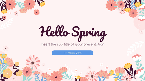 Hello Spring Presentation Template