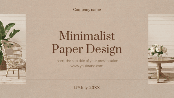Minimalist Paper Design