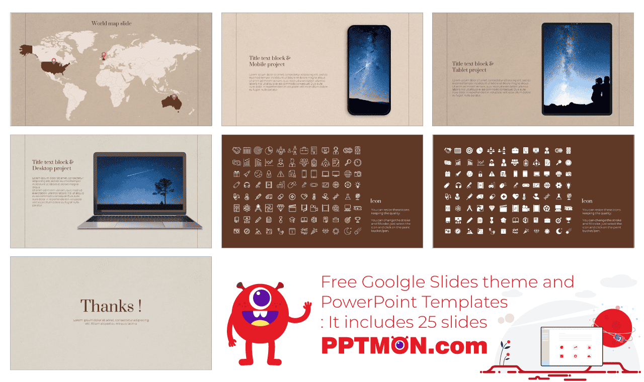 Minimalist Paper Design Presentation Background Free Google Slides Theme PowerPoint Template