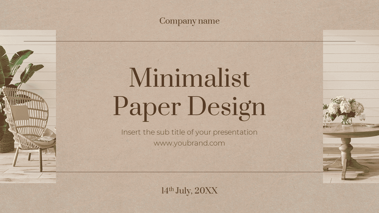 Minimalist Paper Design