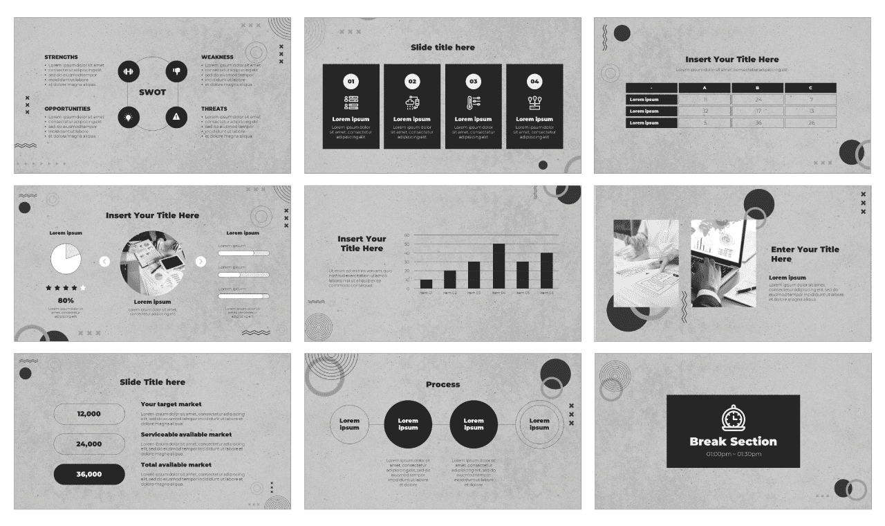 Modern Company Profile Google Slides Theme PowerPoint Template Free Download