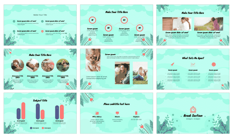 National Relaxation Day Free Google Slides PowerPoint Template