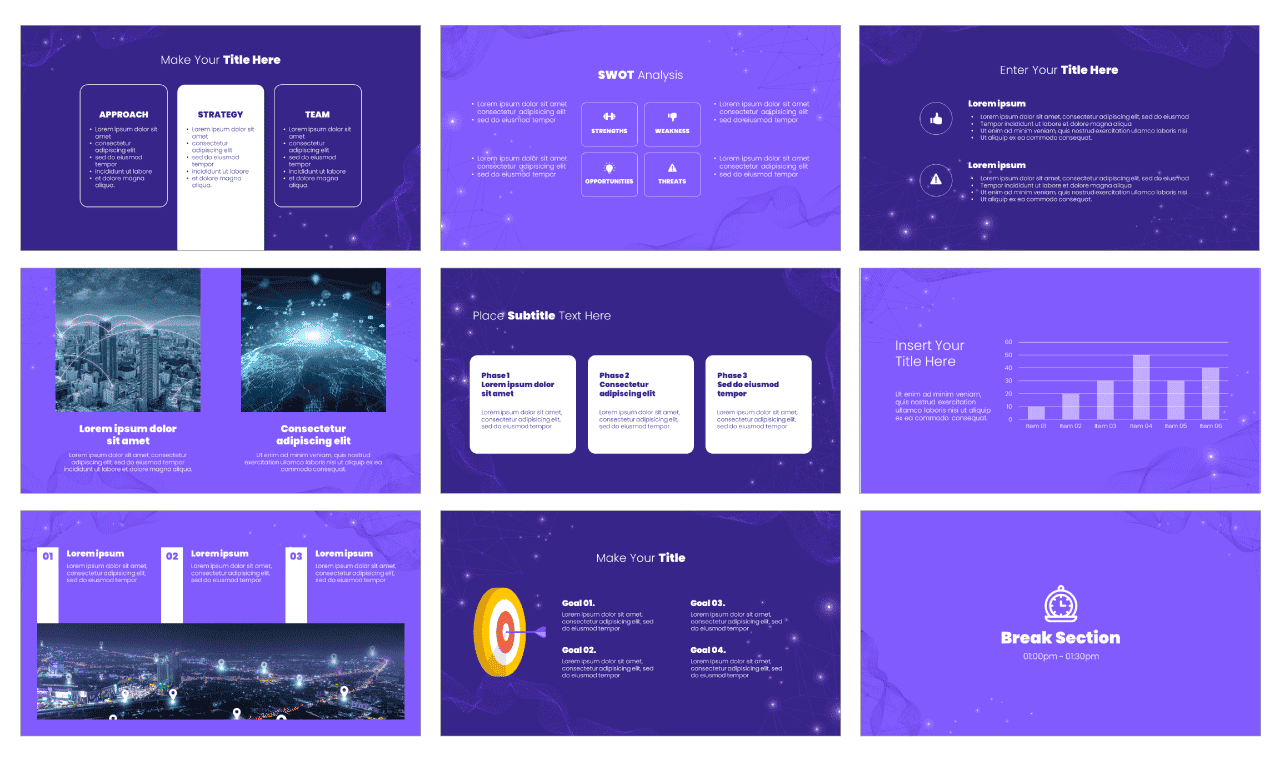 Network Connection Free PowerPoint Template