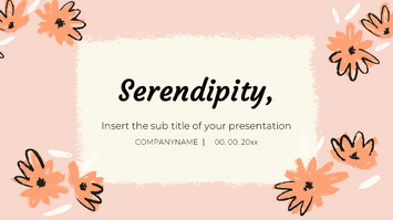 Serendipity Wallpaper Free Google Slides PowerPoint Template
