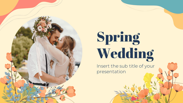 Spring Wedding Free Presentation Template