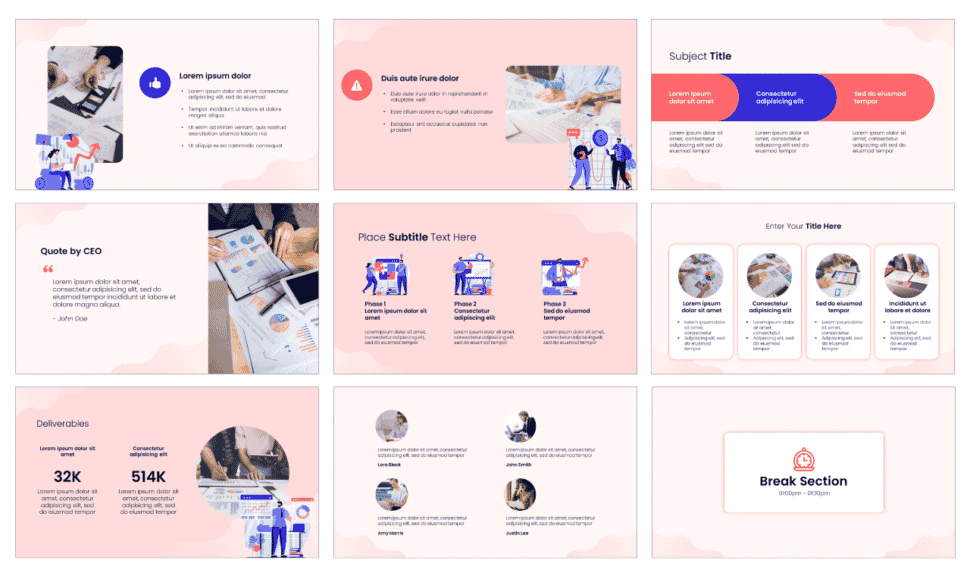 Startup Pitch Deck Free Presentation Template