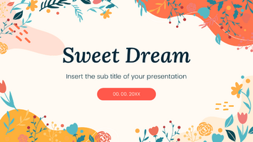 Sweet Dream Free Presentation Template