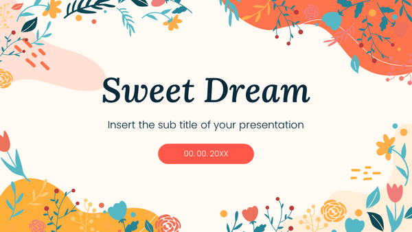Sweet Dream Free Presentation Template