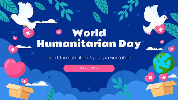 World Humanitarian Day Free Google Slides PowerPoint Template