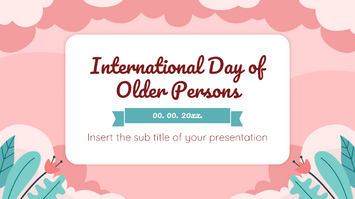 International Day of Older Persons Free Google Slides Theme Template