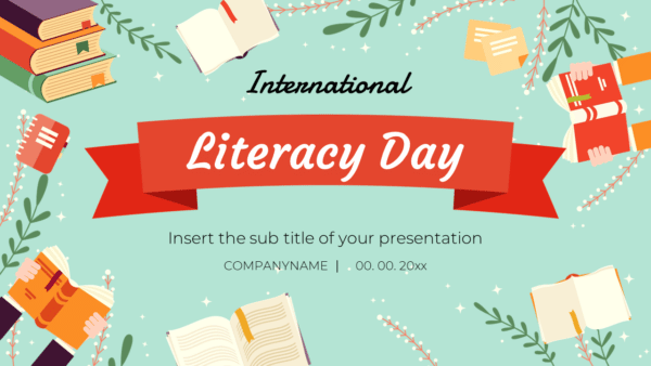 International Literacy Day Free Google Slides PowerPoint Template