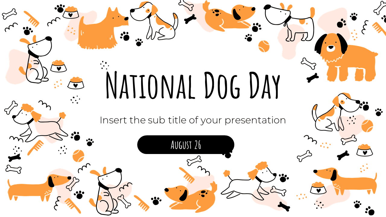 National Dog Day Free Google Slides Theme PowerPoint Template