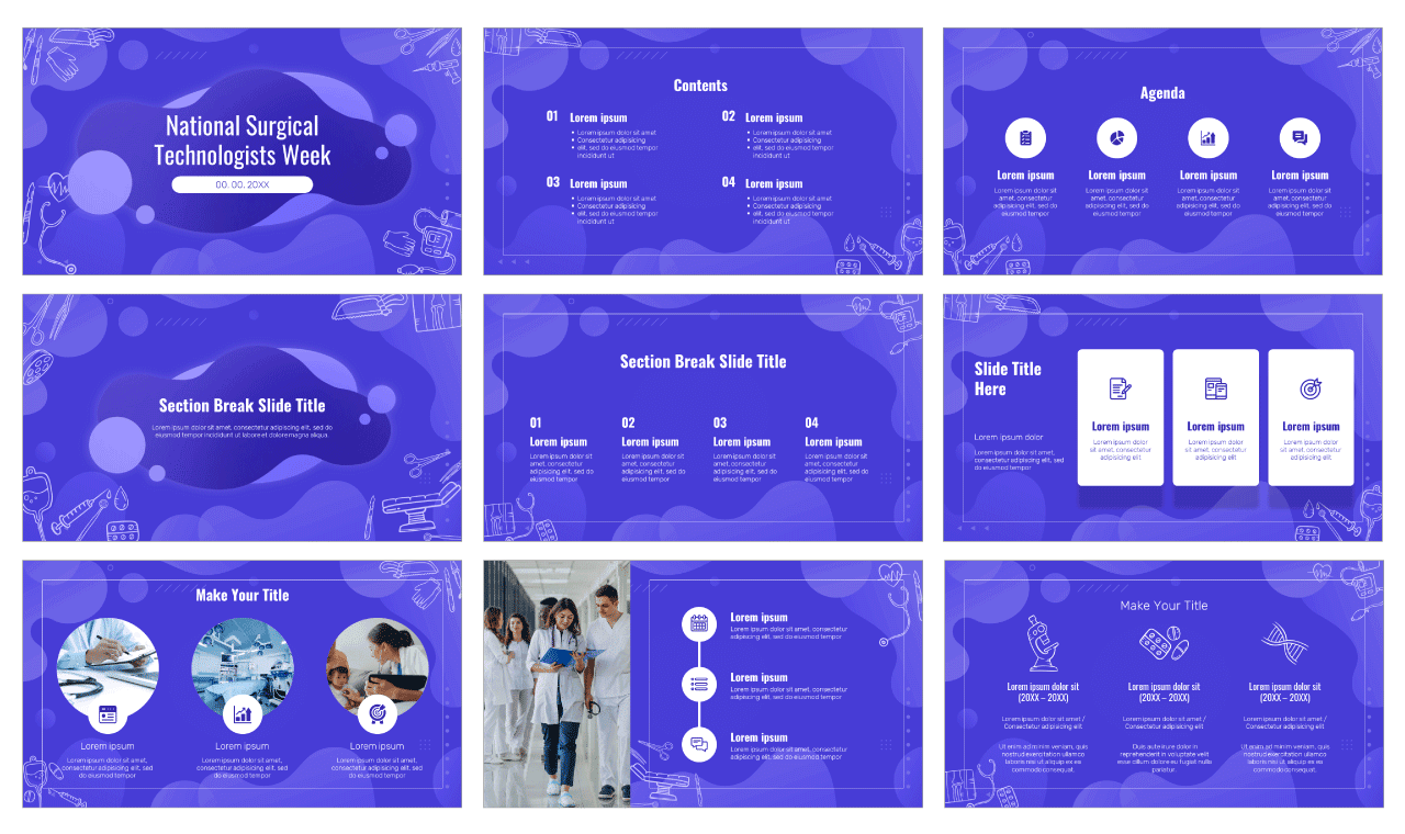 National Surgical Technologists Week Free Google Slides Theme