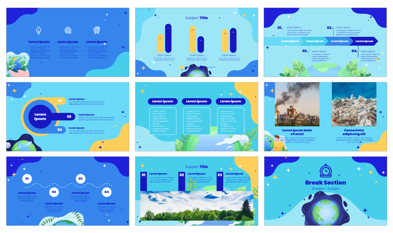 Ozone Day Google Slides PowerPoint Template Free Download