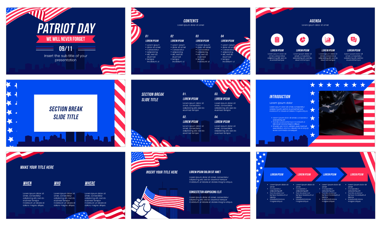 patriotic powerpoint template