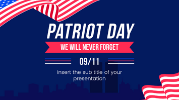 Patriot Day Free Google Slides Theme and PowerPoint Template