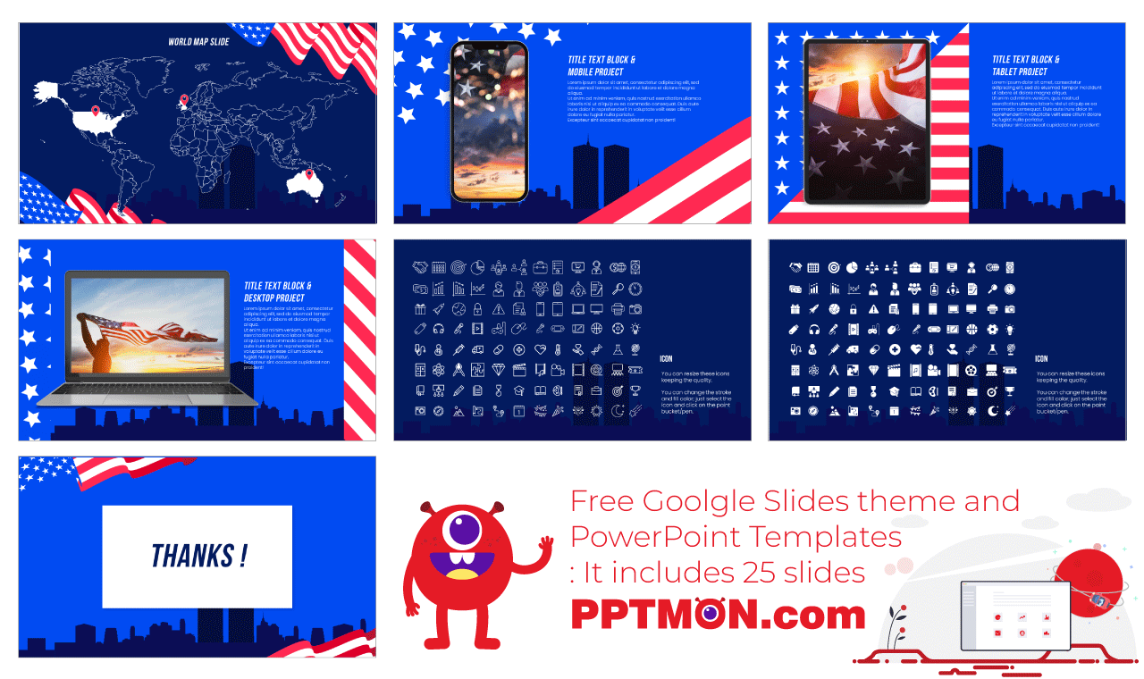 Patriot Day Presentation Background Design