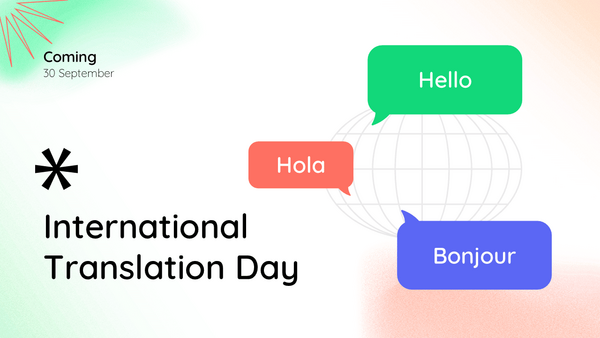 Translation Day Free Google Slides Theme PowerPoint Template