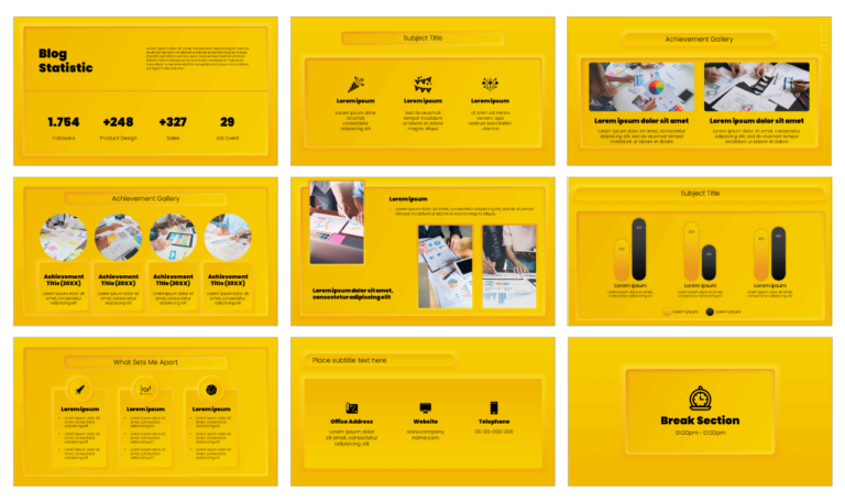 User Interface Inspiration Free Google Slides PowerPoint Template