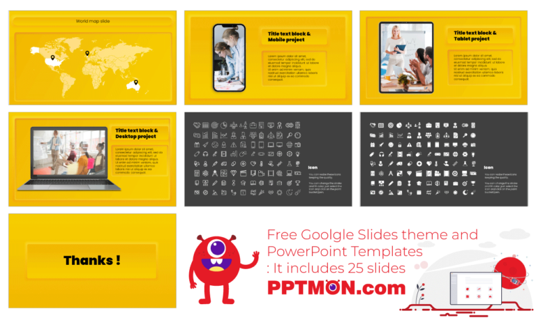 User Interface Inspiration Free Google Slides PowerPoint Template