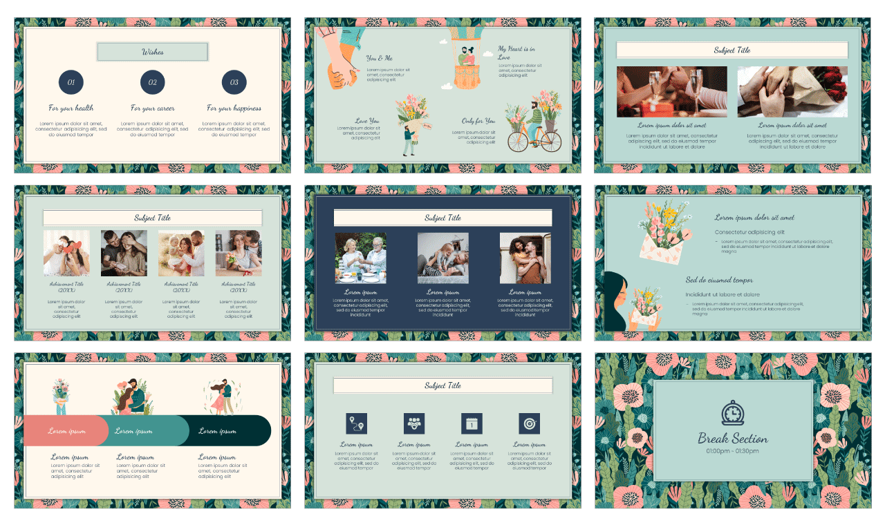 Wife Appreciation Day Google Slides PowerPoint Template Free Download