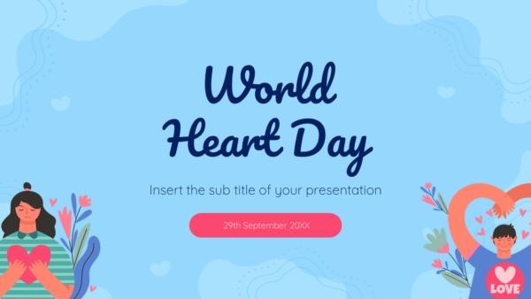 World Heart Day Free Google Slides Theme PowerPoint Template