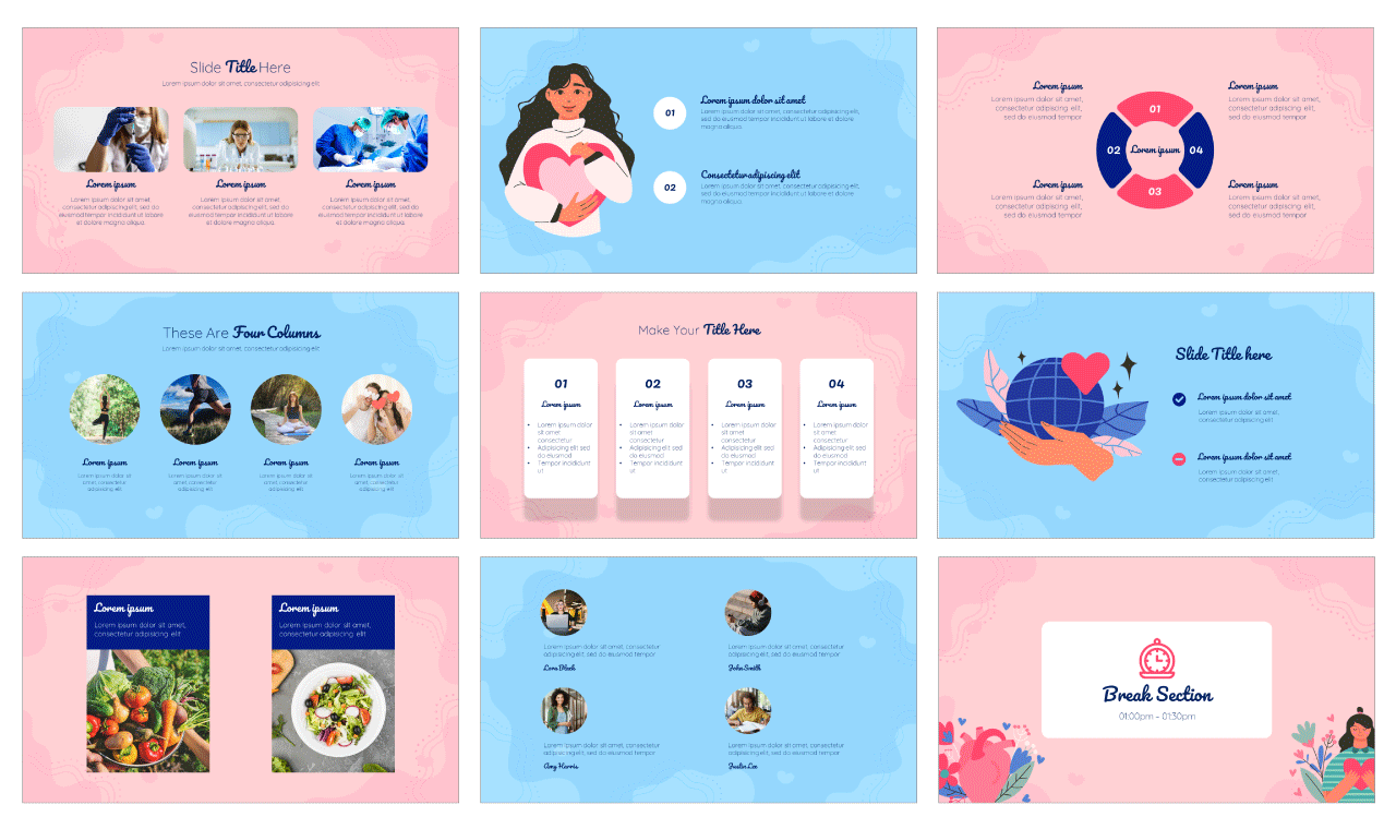 World Heart Day Google Slides Theme PowerPoint Template Free Download