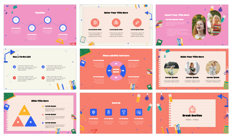 Class for Kids Free Google Slides Theme PowerPoint Template