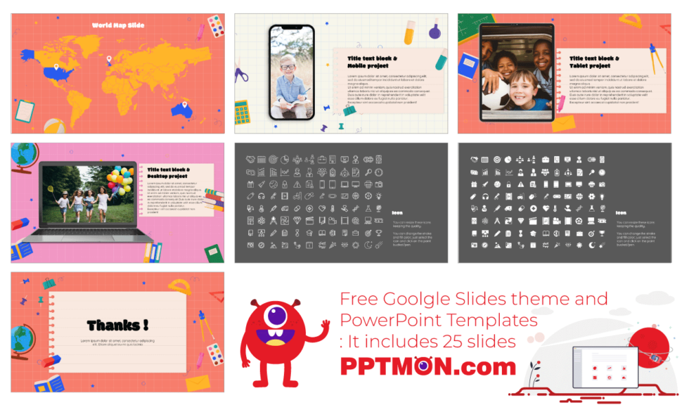 Class for Kids Free Google Slides Theme PowerPoint Template