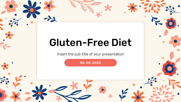 Gluten-Free Diet Free Google Slides Theme PowerPoint Template