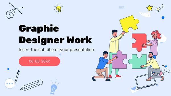 Graphic Designer Work Free Google Slides PowerPoint Template