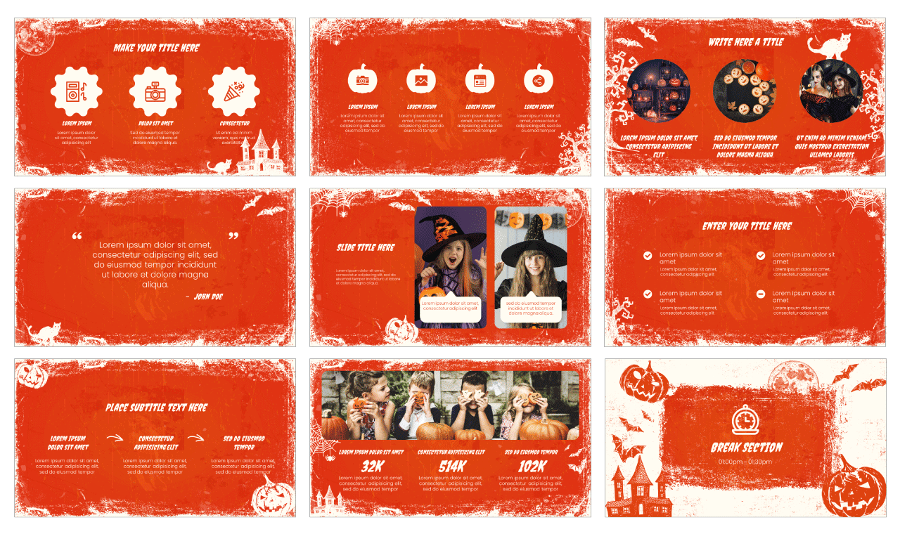 Halloween Party Free PowerPoint Template Free Download