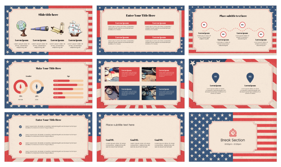 Happy Columbus Day Free Google Slides PowerPoint Template