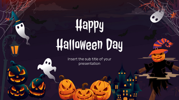 Happy halloween Day Free Google Slides PowerPoint Template