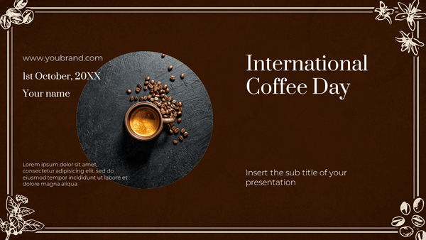 International Coffee Day Free Google Slides PowerPoint Template