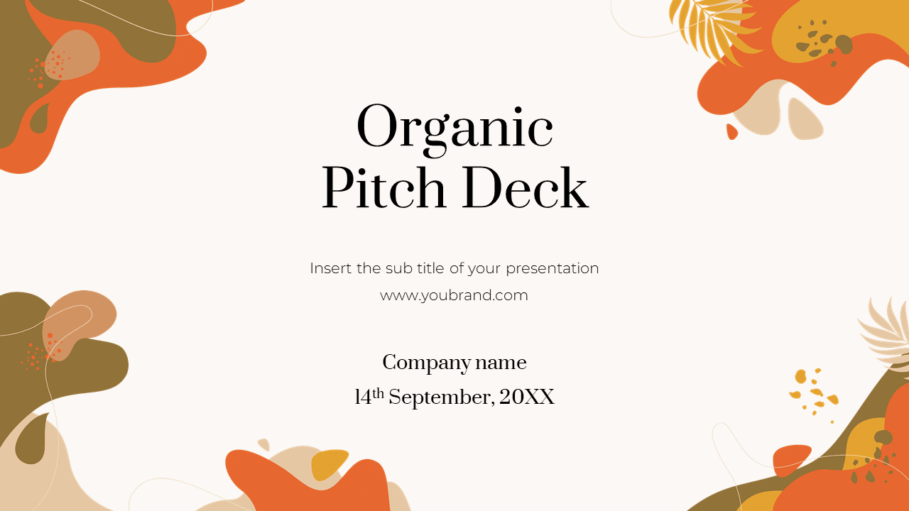 Organic Pitch Deck Free Google Slides and PowerPoint Template