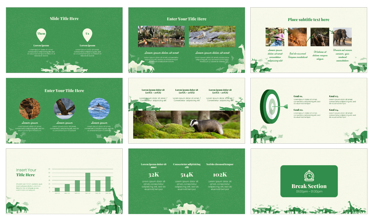 World Animal Day Google Slides PowerPoint Template Free Download