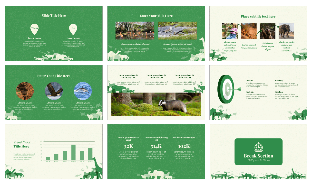 World Animal Day Free Google Slides Theme PowerPoint Template