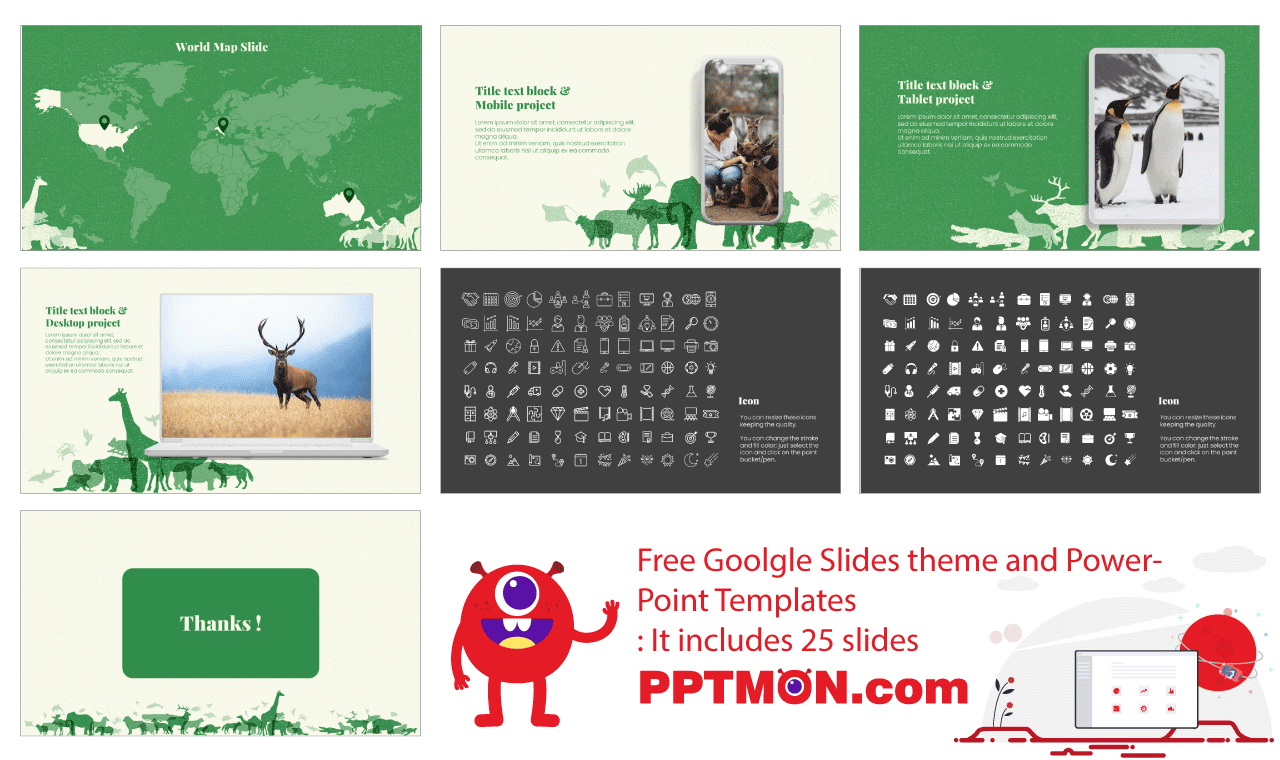 Local Pet Store Creative Powerpoint Template and Google Slides Theme