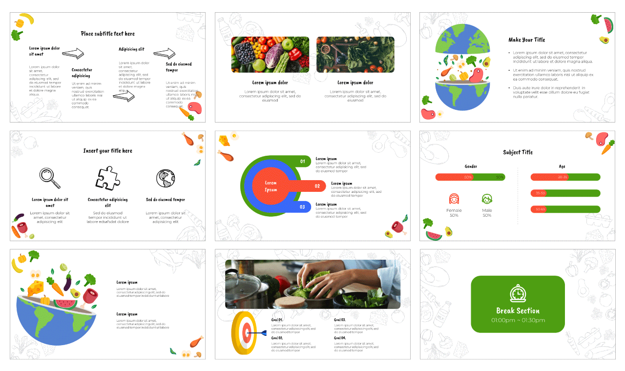World Food Day PowerPoint Template Free Download